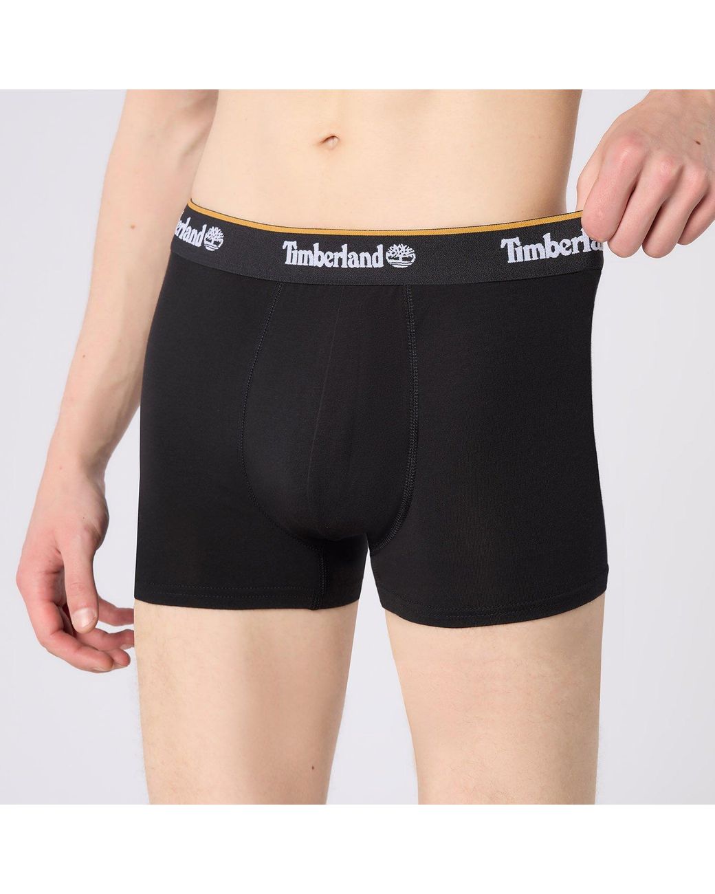 Timberland Black 5 Pack Trunks Bass for men