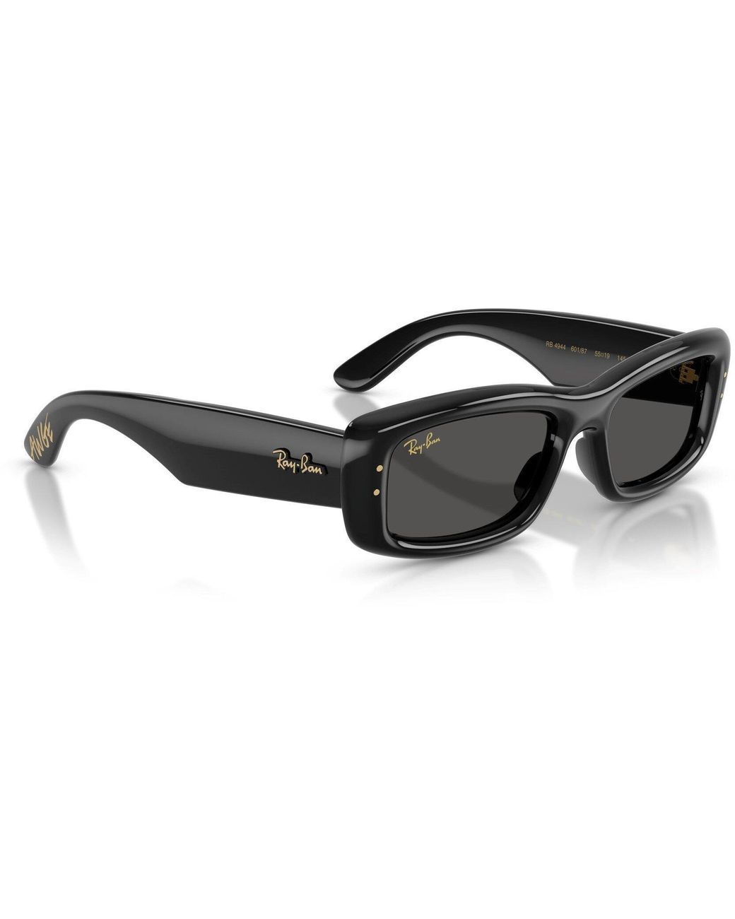 Ray-Ban Black Kiliane Puffer Rectangle Sunglasses