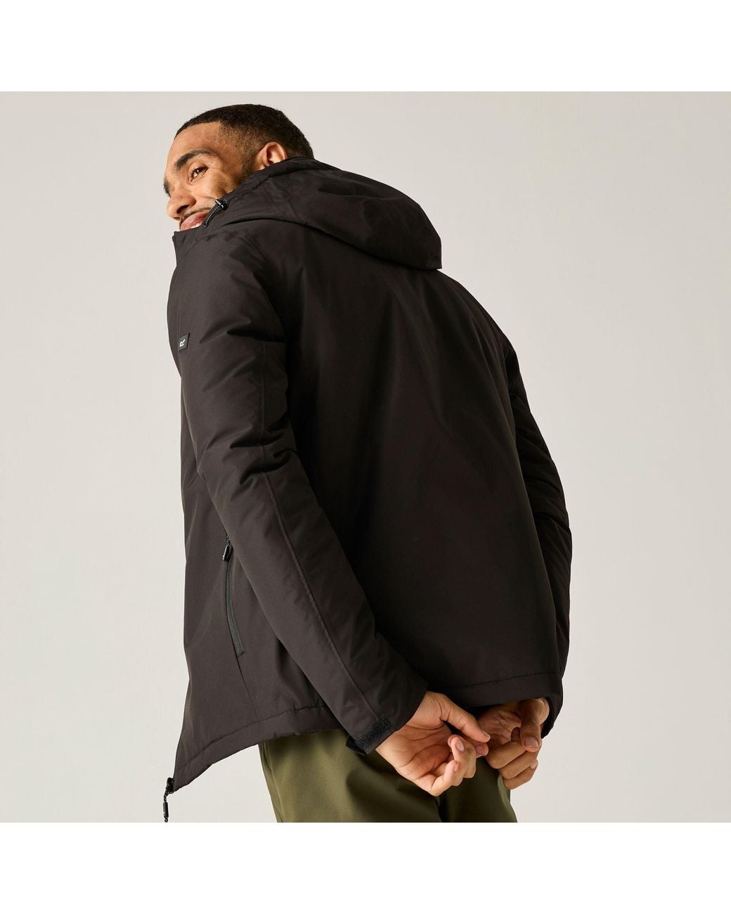 Regatta Black Allston Waterproof Jacket for men