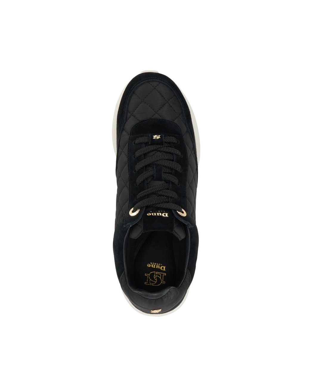 Dune Black Everglow Low-Top Trainers