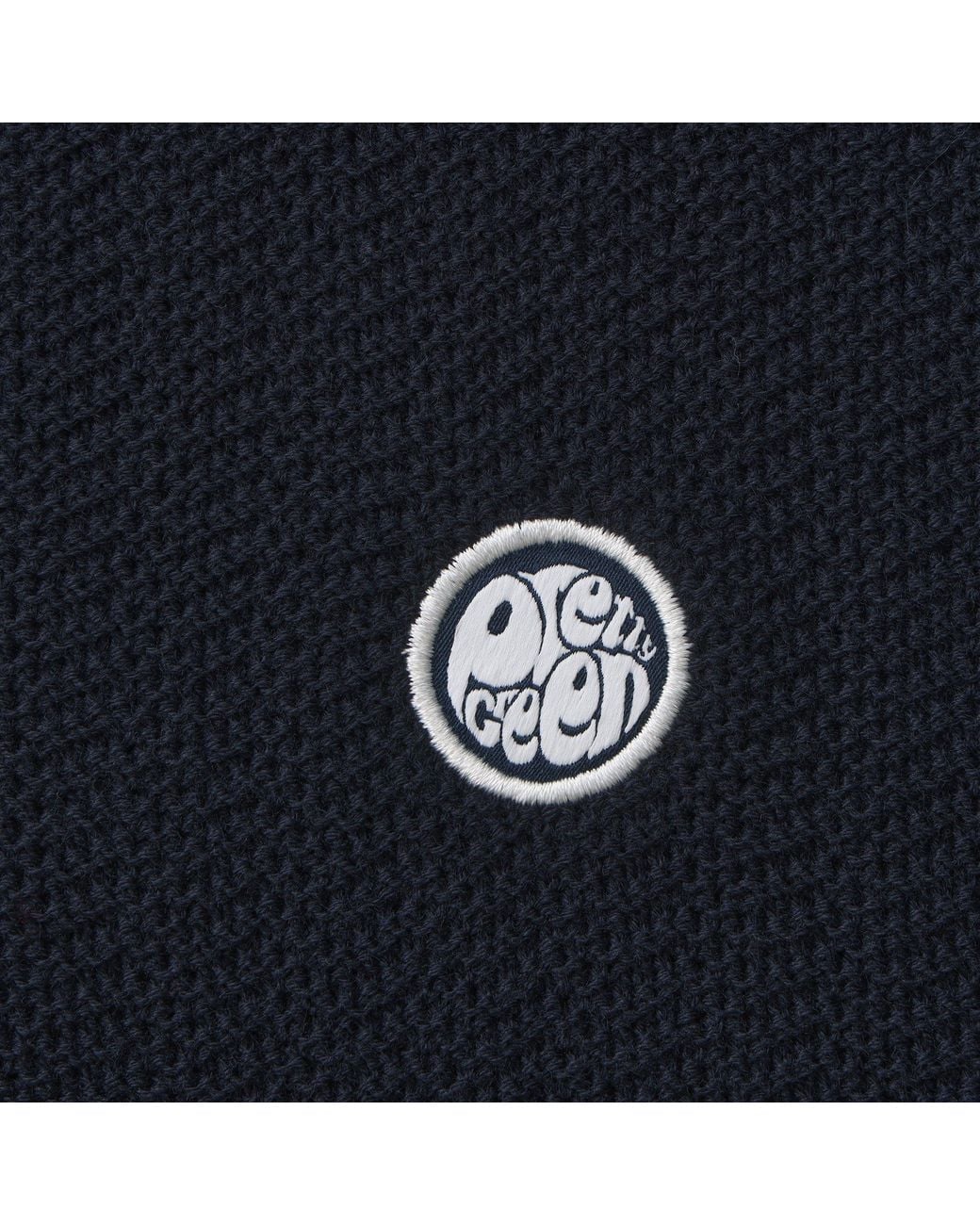 Pretty Green Blue Pg Knitted Polo Sn64 for men