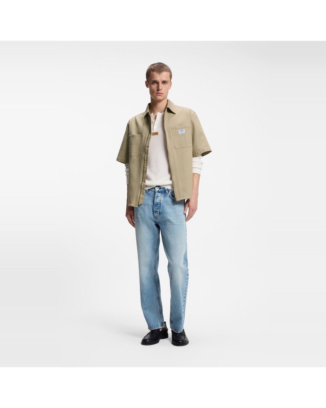 HUGO Natural Overshirt for men