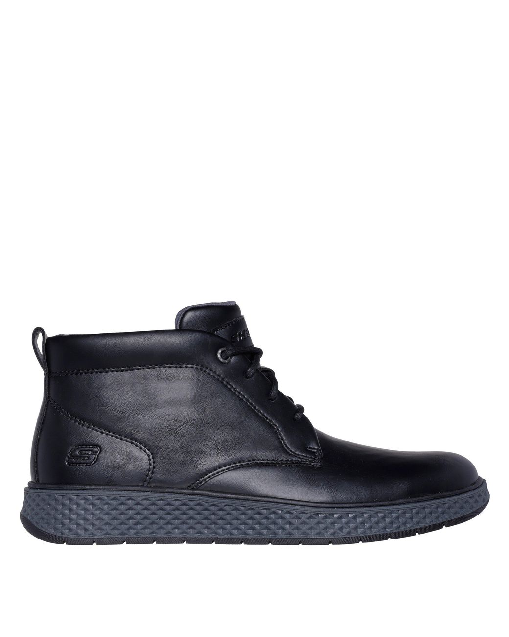 Skechers Blue Burkett Flat Ankle Boots for men