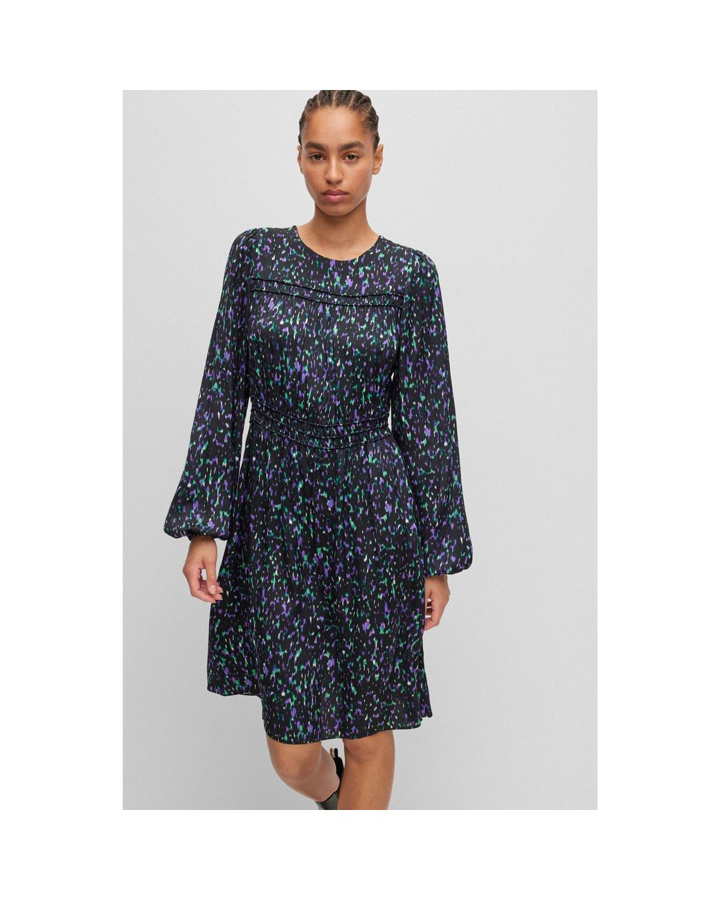 Boss Blue Wrap Dress