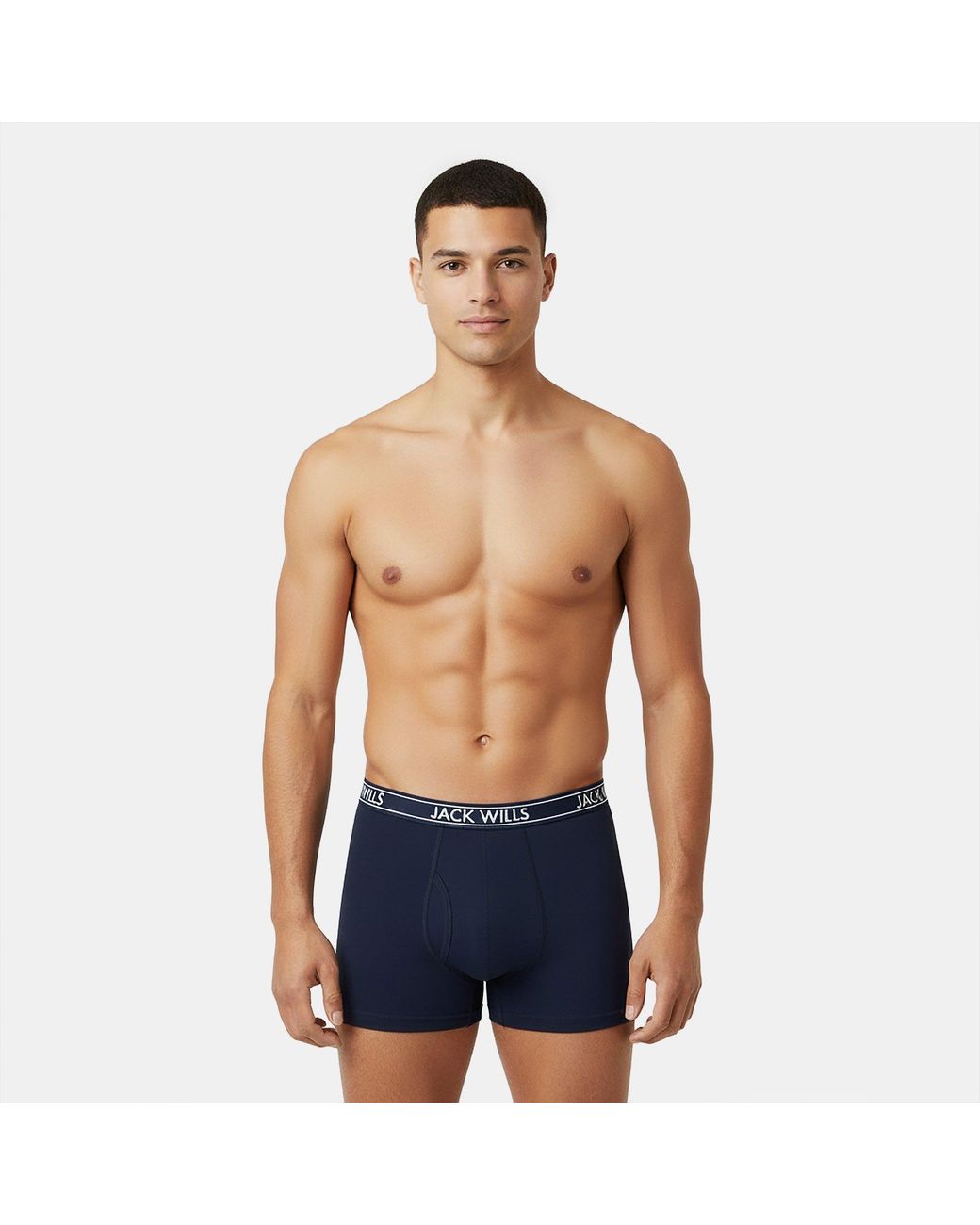 Jack Wills Blue Jw Daundley Boxers 3 Pack for men