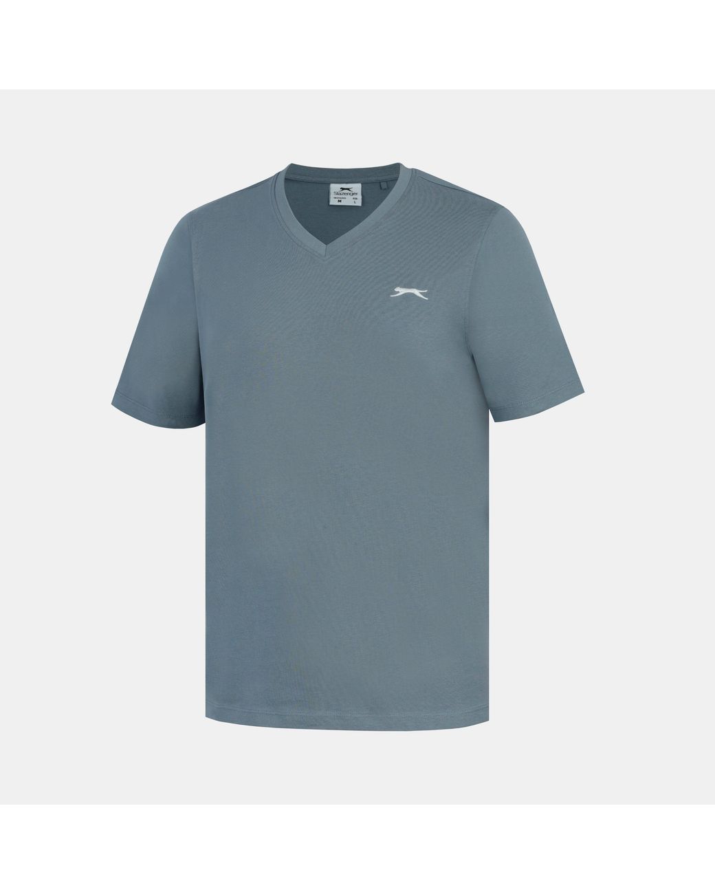 Slazenger 1881 Blue V Neck T Shirt for men
