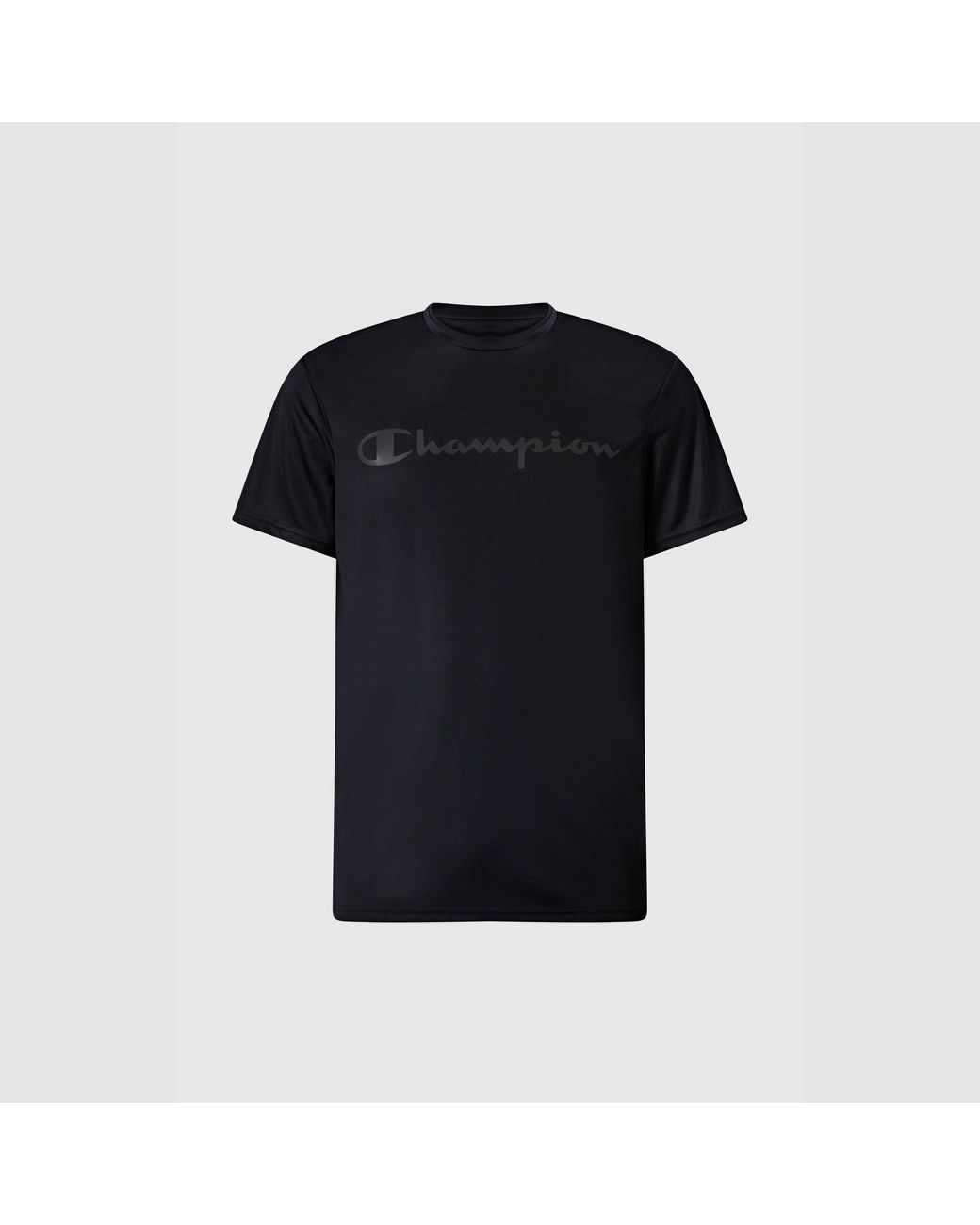 Champion Black Short Sleeve Performance Gym Top for men