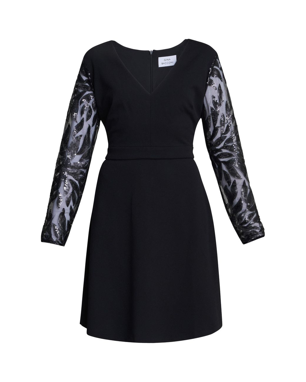 Gina Bacconi Black Angie Cocktail Dress