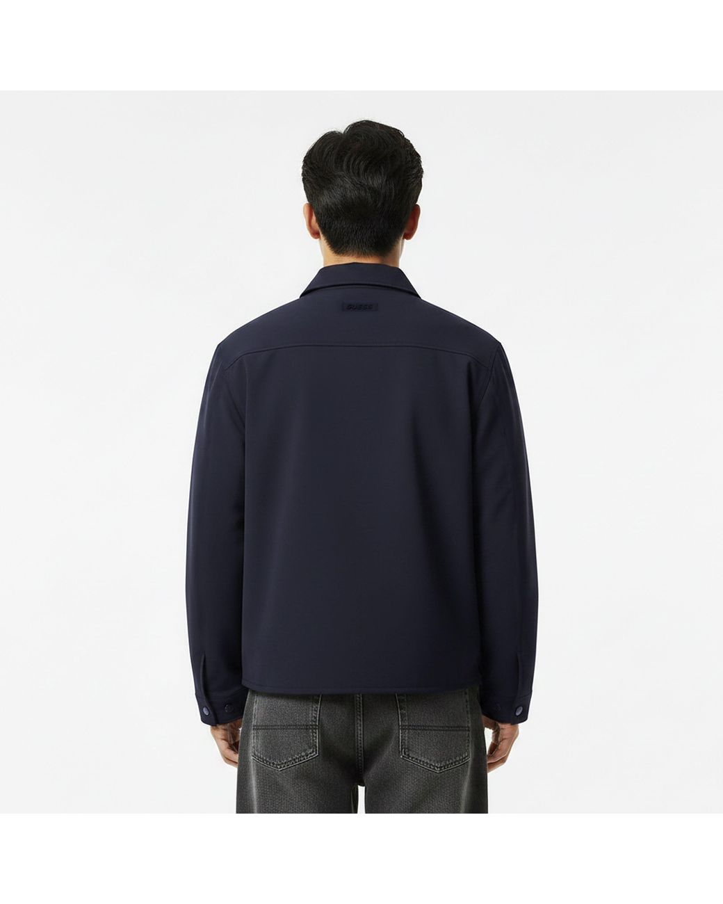 Guess Blue Achill Overshirt for men