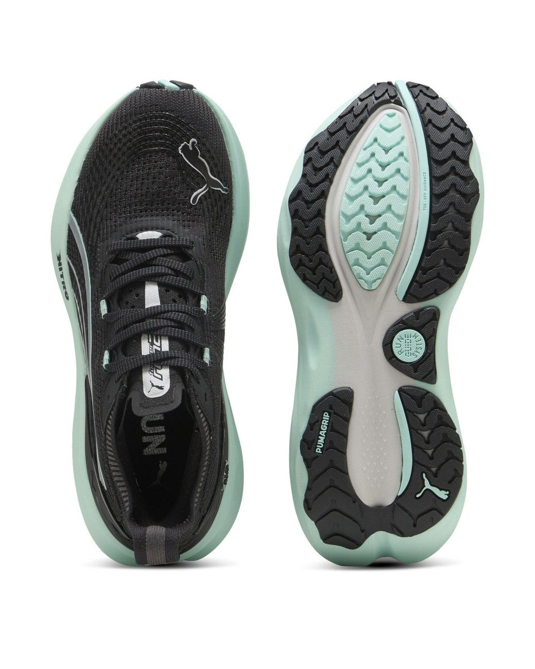PUMA Black Foreverrun Nitro 2 Wn Road Running Shoes
