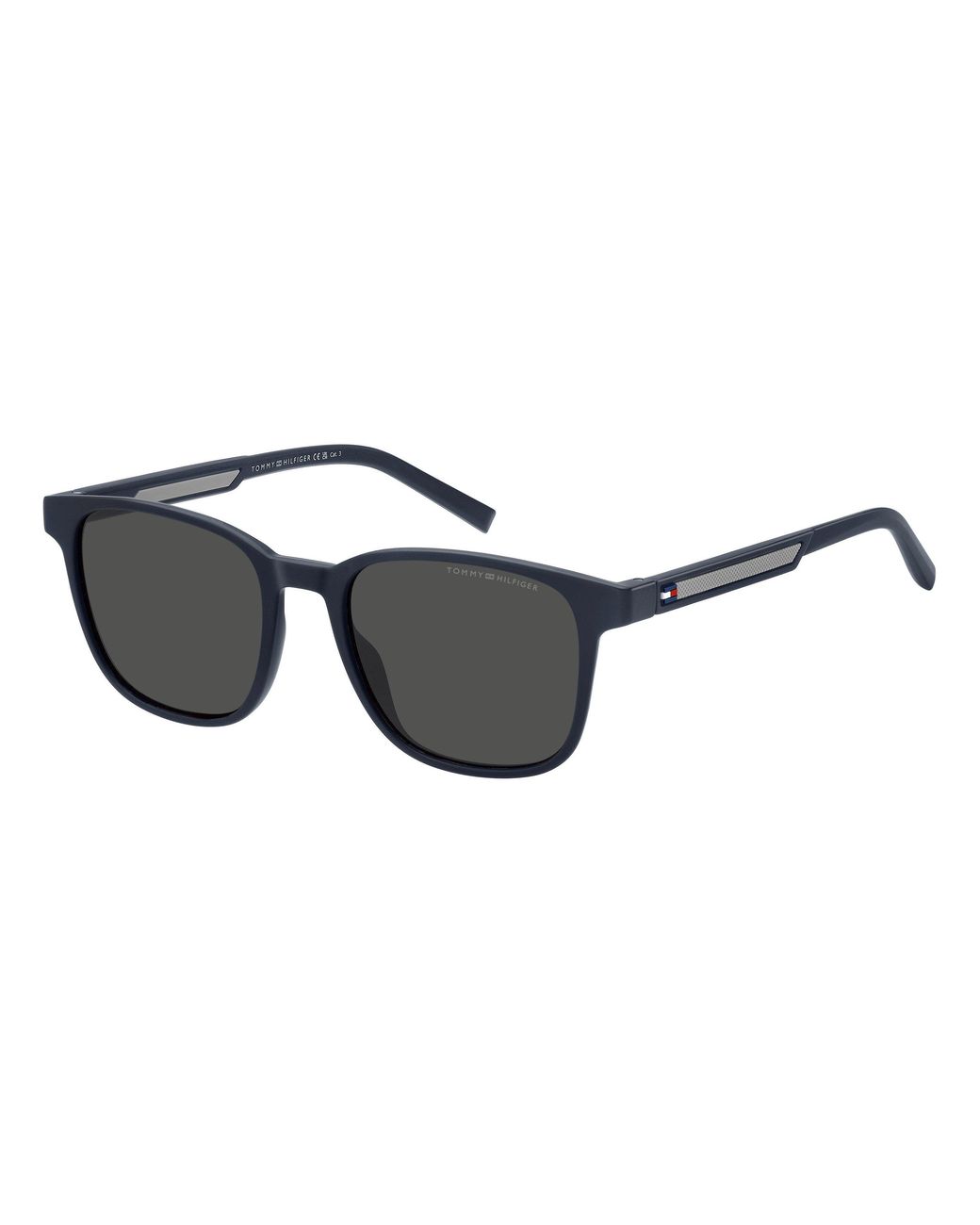 Tommy Hilfiger Black Sn63 Full-Rim Rectangle Sunglasses for men