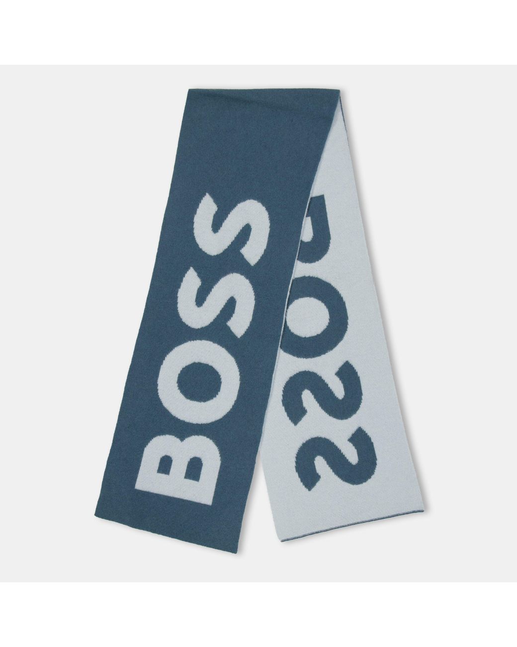 Boss Blue Feodoro Midweight Scarf for men