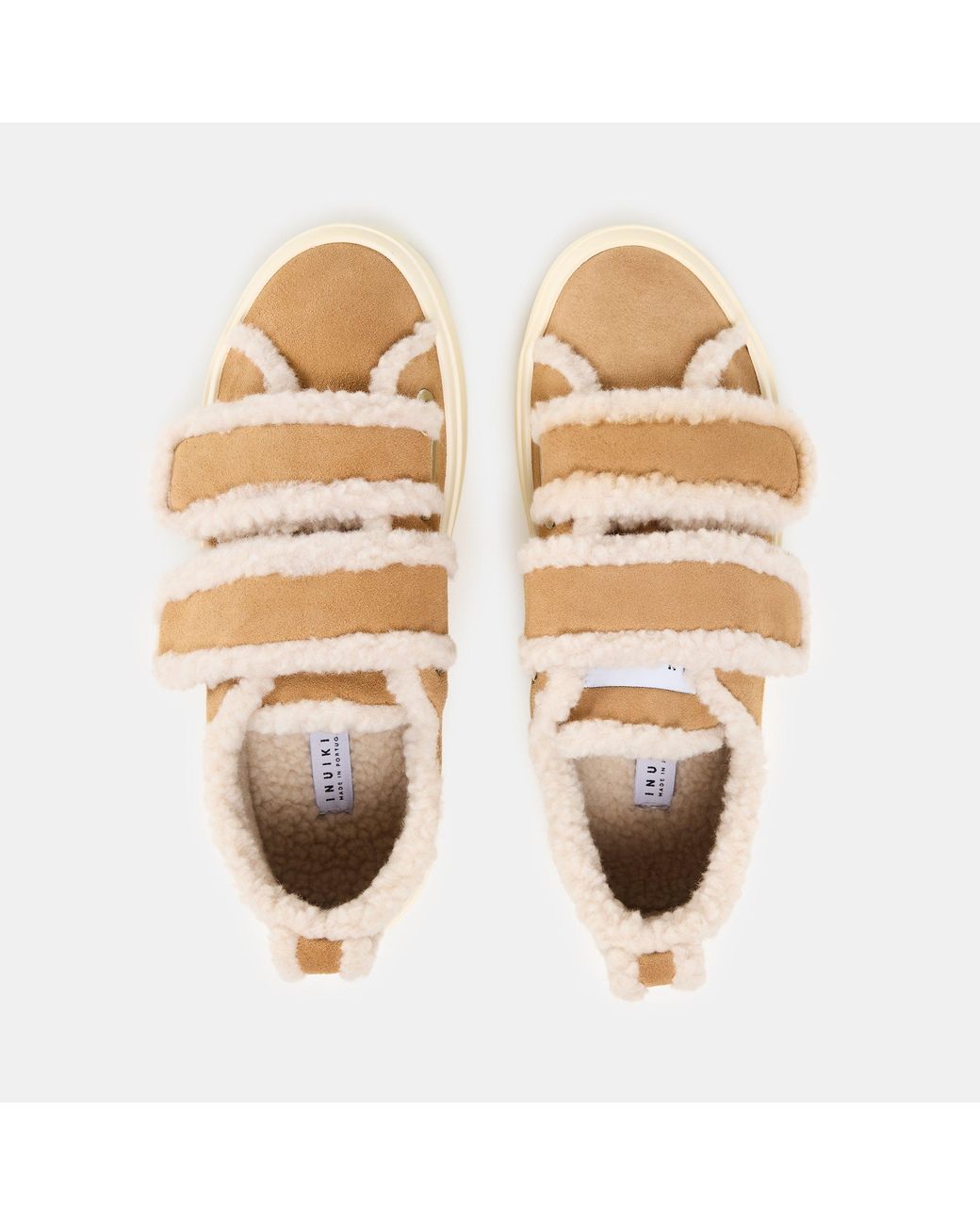 Inuikii Natural Velcro Low-Top Trainers