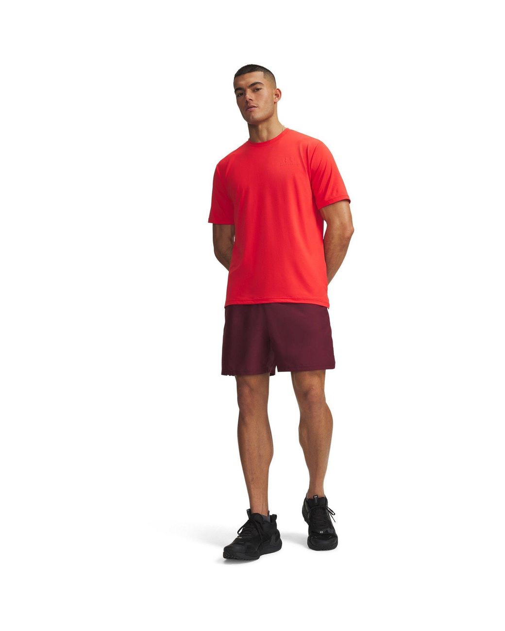 Under Armour Red Ua Tech Woven Wordmark Shorts for men