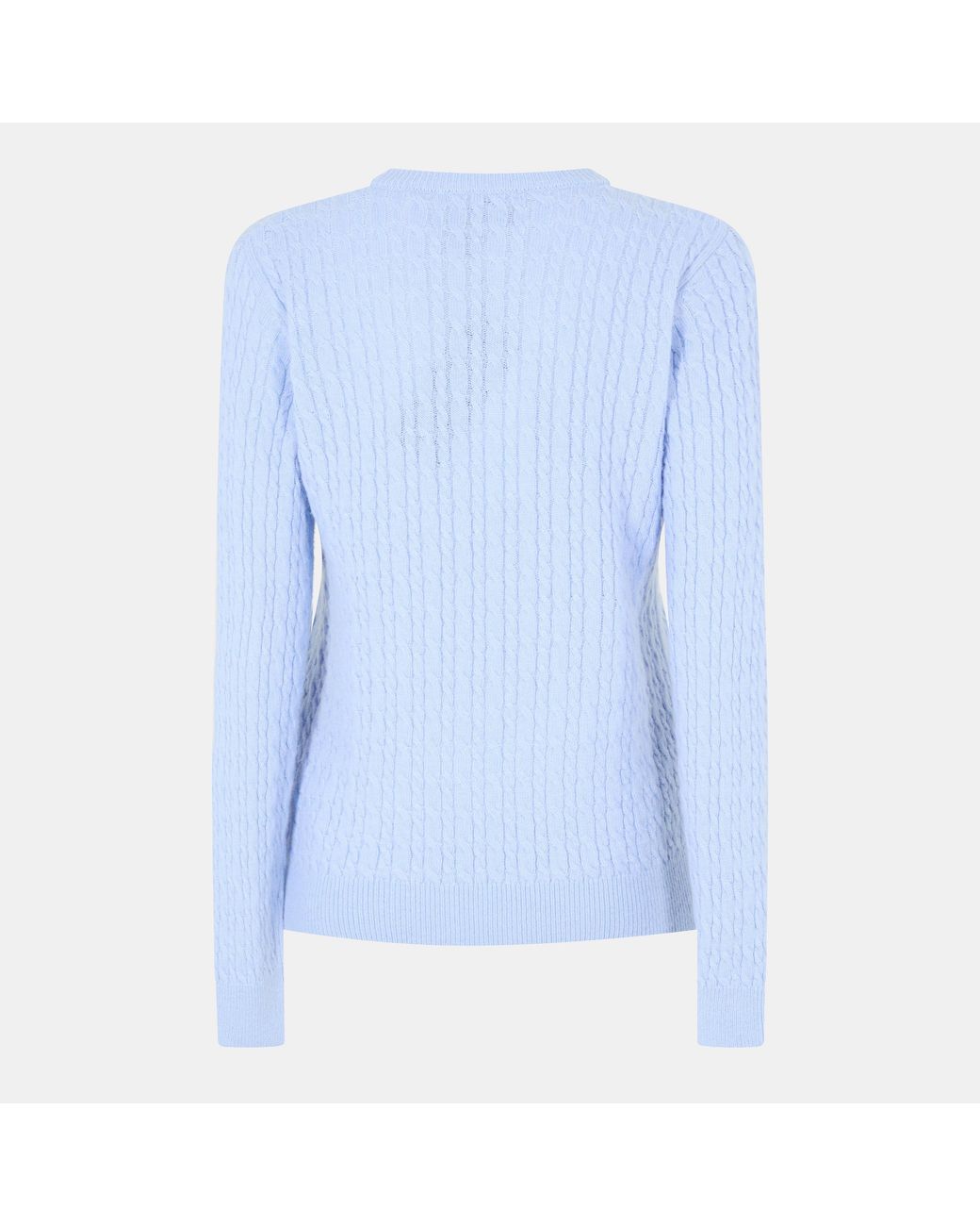 Jack Wills Blue Jack Tinsbury Merino Wool Blend Cable Knitted Jumper