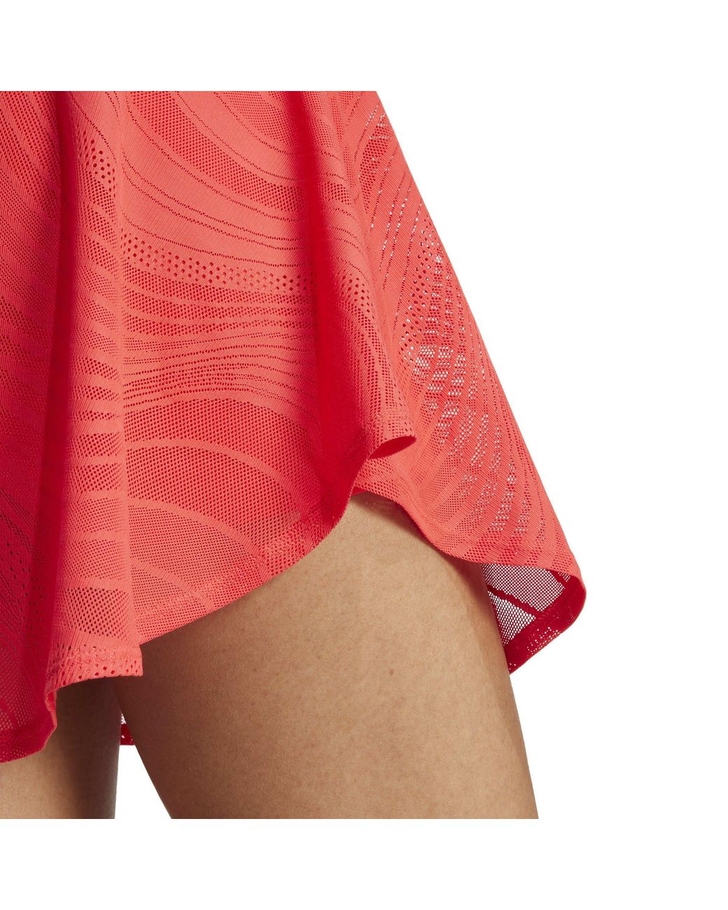 Adidas Red Tennis Pro Climacool+ Print Skirt