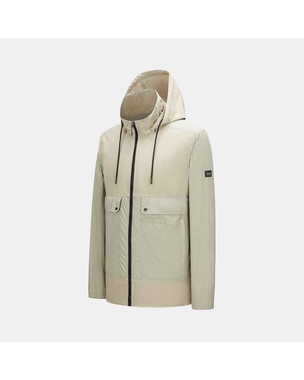 Firetrap Green Lightweight Wind Resistant Rain Anorak for men