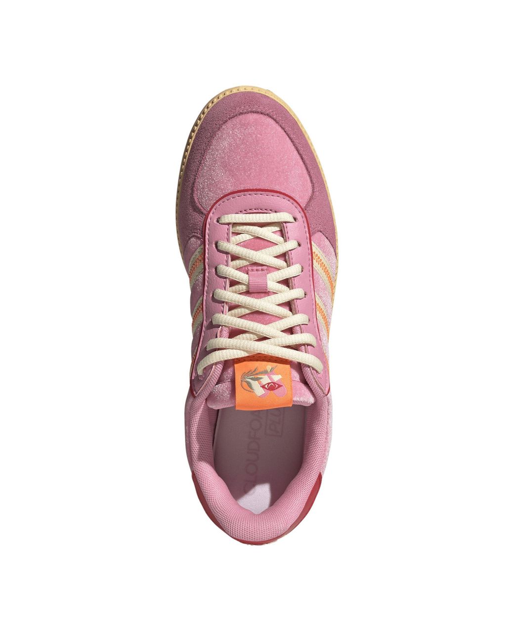 Adidas Pink Breaknet Sleek Suede Shoes