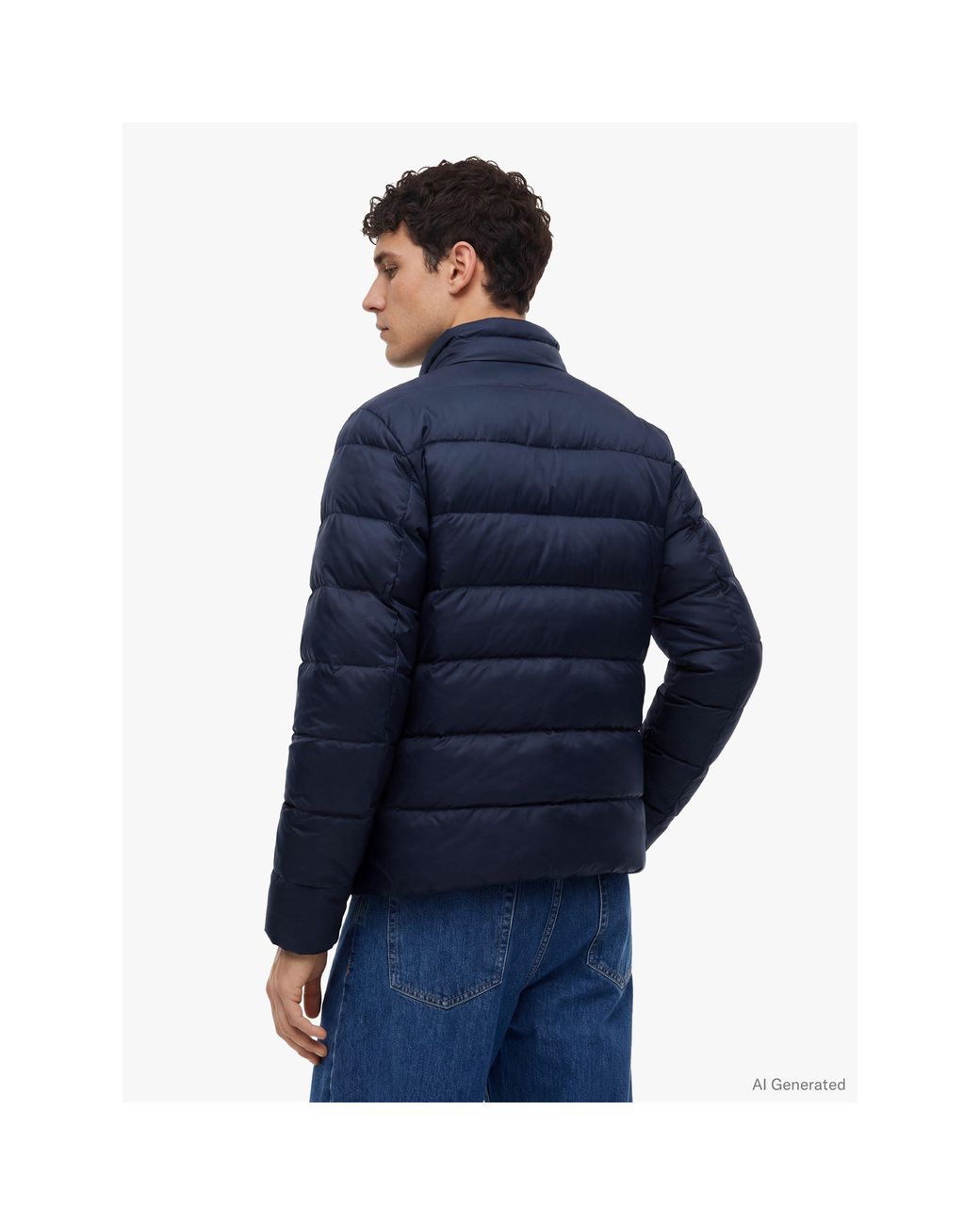 Tommy Hilfiger Blue Packable Down Short-Puffer Jacket for men