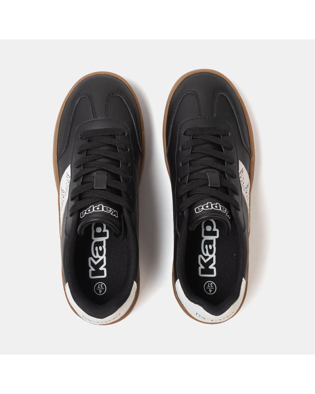 Kappa Black Scafa Platform Ladies Trainers