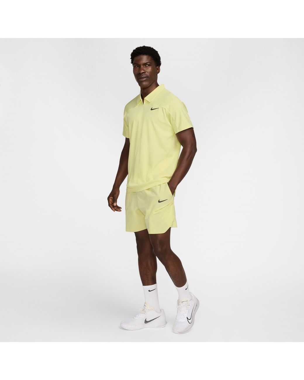 Nike Yellow Oz Open Polo Shirt Adults for men