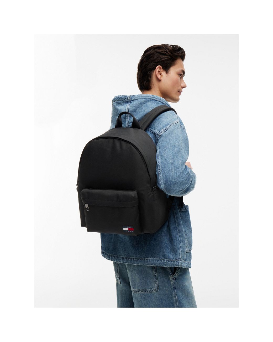 Tommy Hilfiger Black Essential Daily Backpack