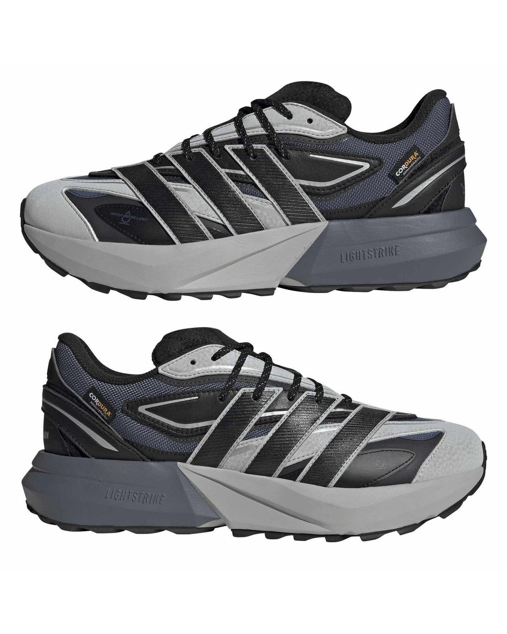 Adidas Gray Lightblaze Trail Running Shoes