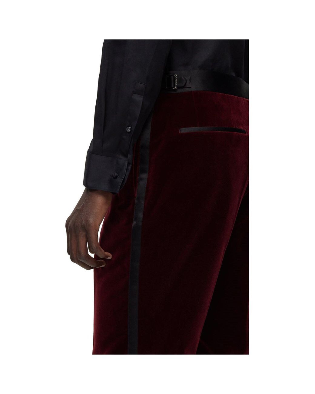 Boss Red Genius Tux Cotton Slim Fit Suit Trousers for men