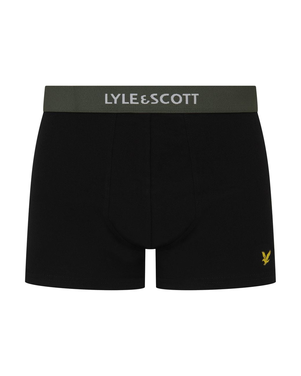 Lyle & Scott Black Lyle 5 Pack Trunks for men