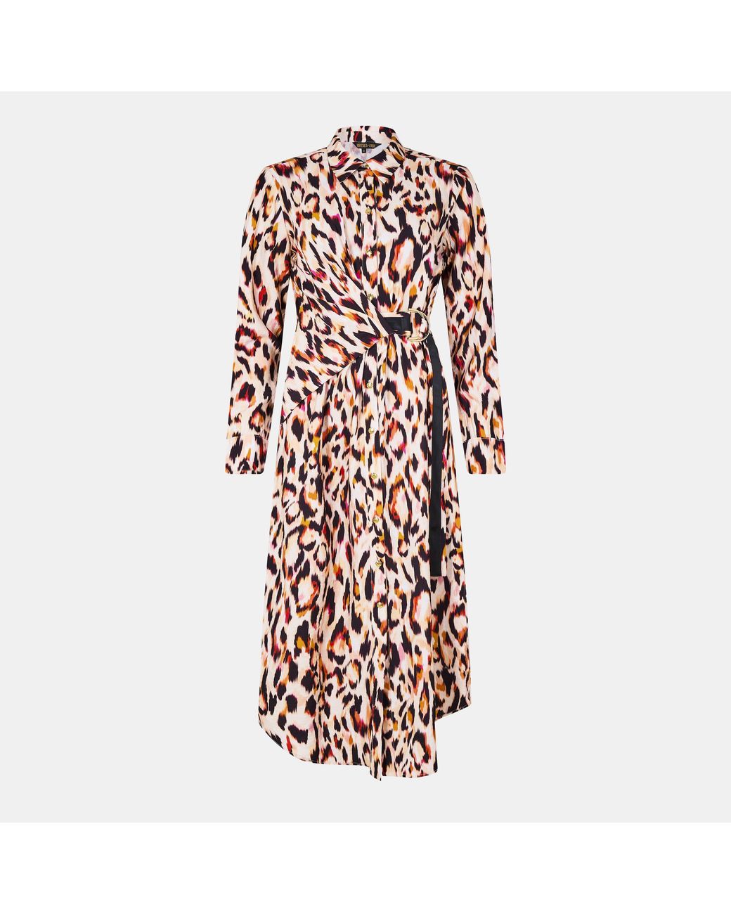Biba Red Tie Shirt Dress