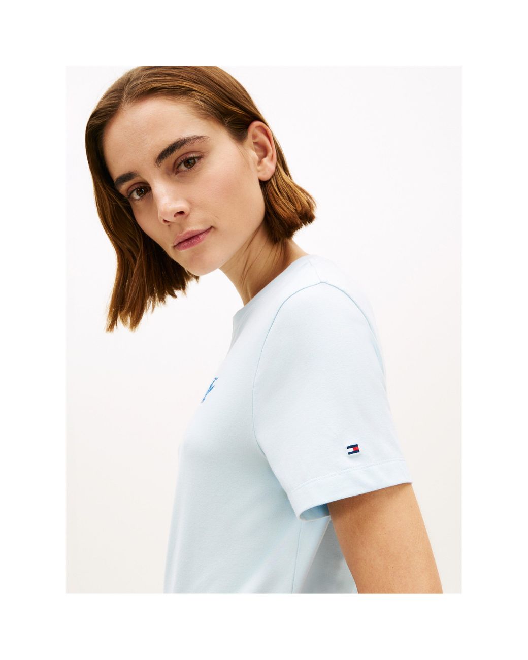 Tommy Hilfiger Blue Script T-Shirt