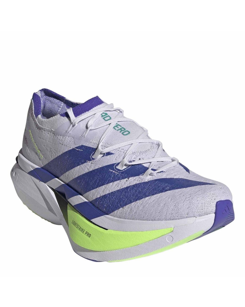 Adidas Blue Prime X3 Strung Road Running Shoes