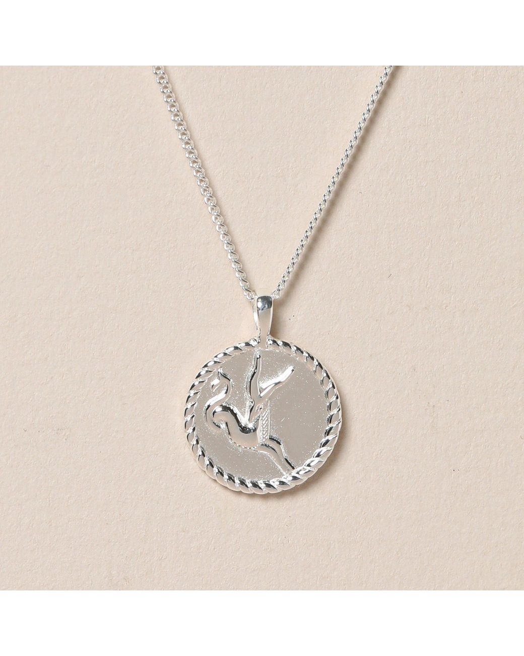 Simply Silver White Sterling 925 Zodiac Pendant
