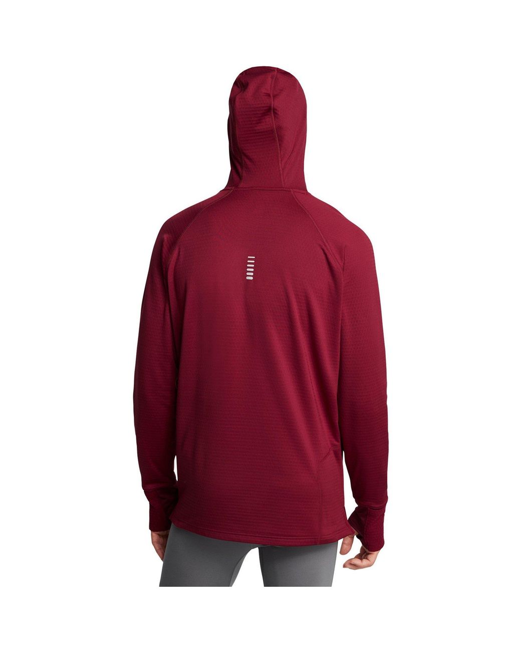 Under Armour Red Launch Elite Cold Weather Balaclava Performance Hoodie for men