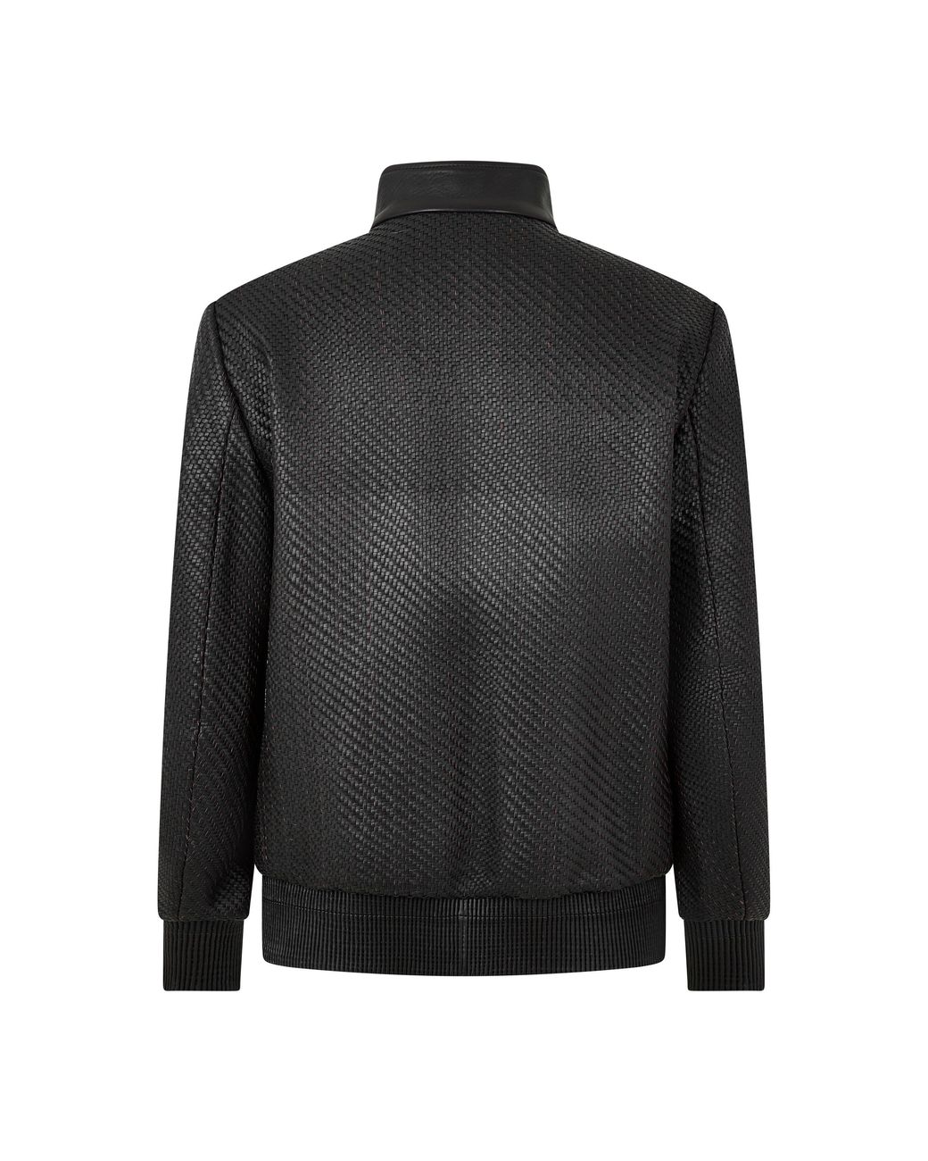 Brioni Black Trama Wvn Jkt Sn64 for men