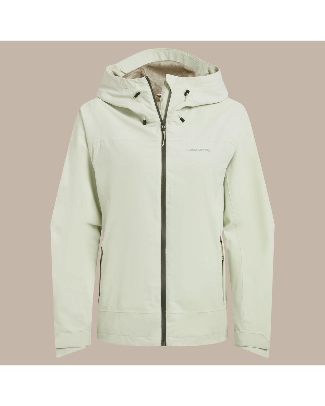 Craghoppers Gray Zohra Waterproof Shell Jacket