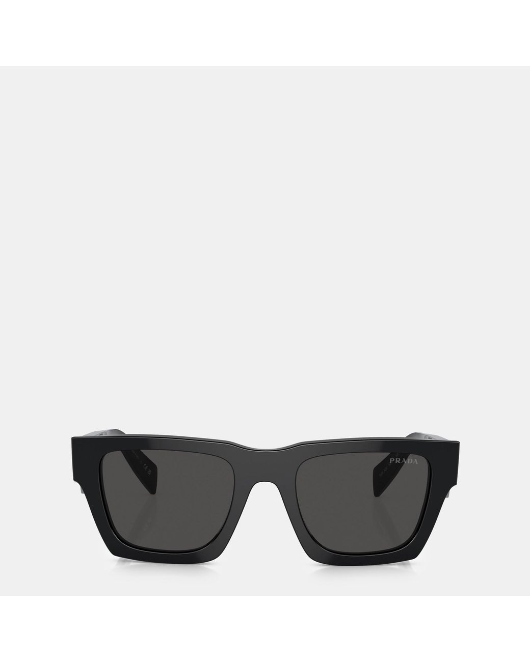 Prada Gray Square Symbole Sunglasses for men