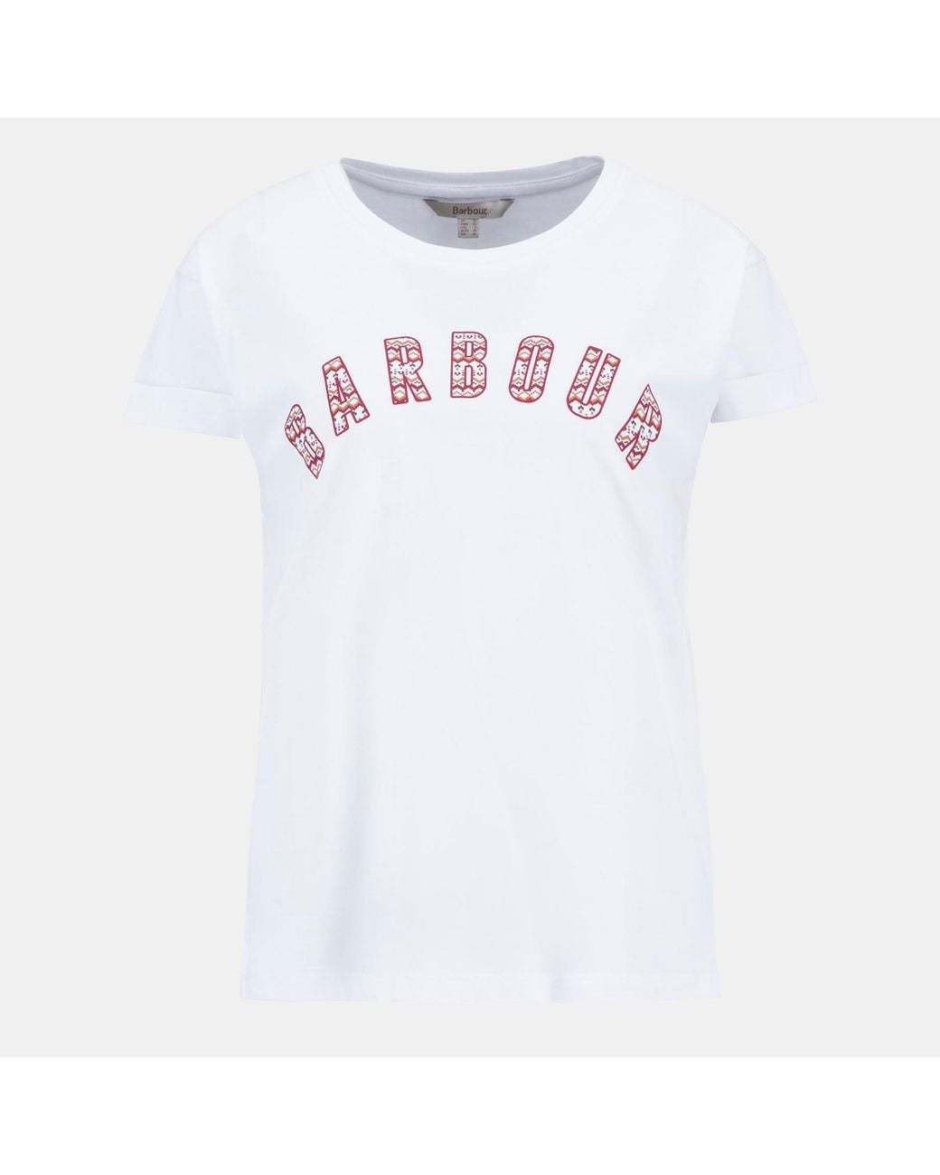 Barbour White Kingsford T-Shirt