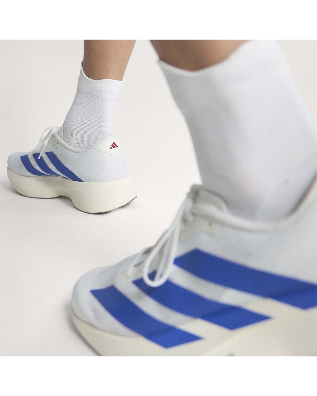 Adidas Blue Adizero Evo Sl Shoes for men