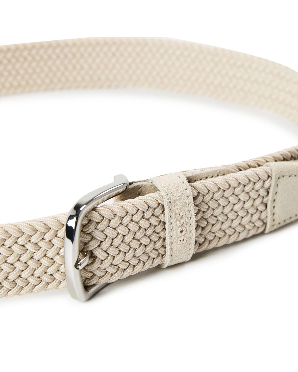 Boss Natural Woven Belt for men