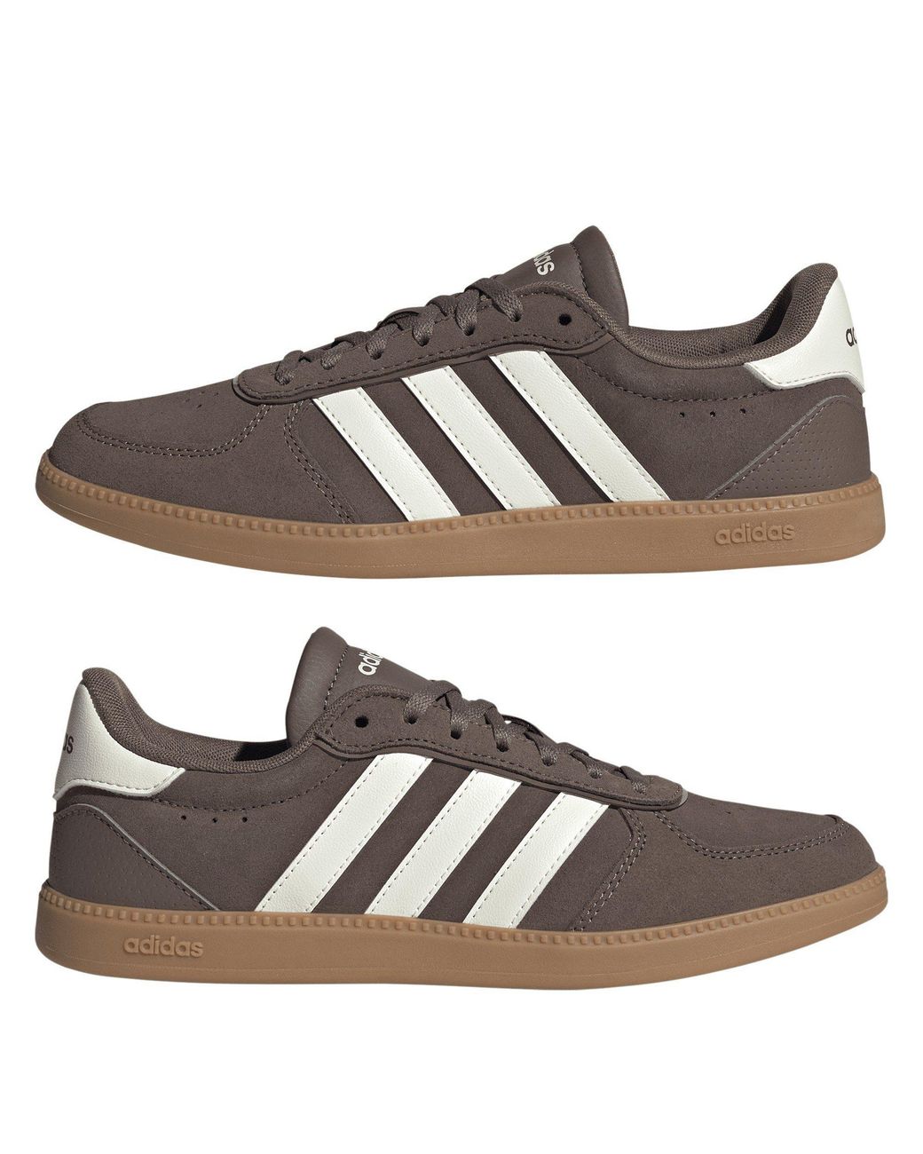 Adidas Brown Breaknet Sleek Suede Shoes