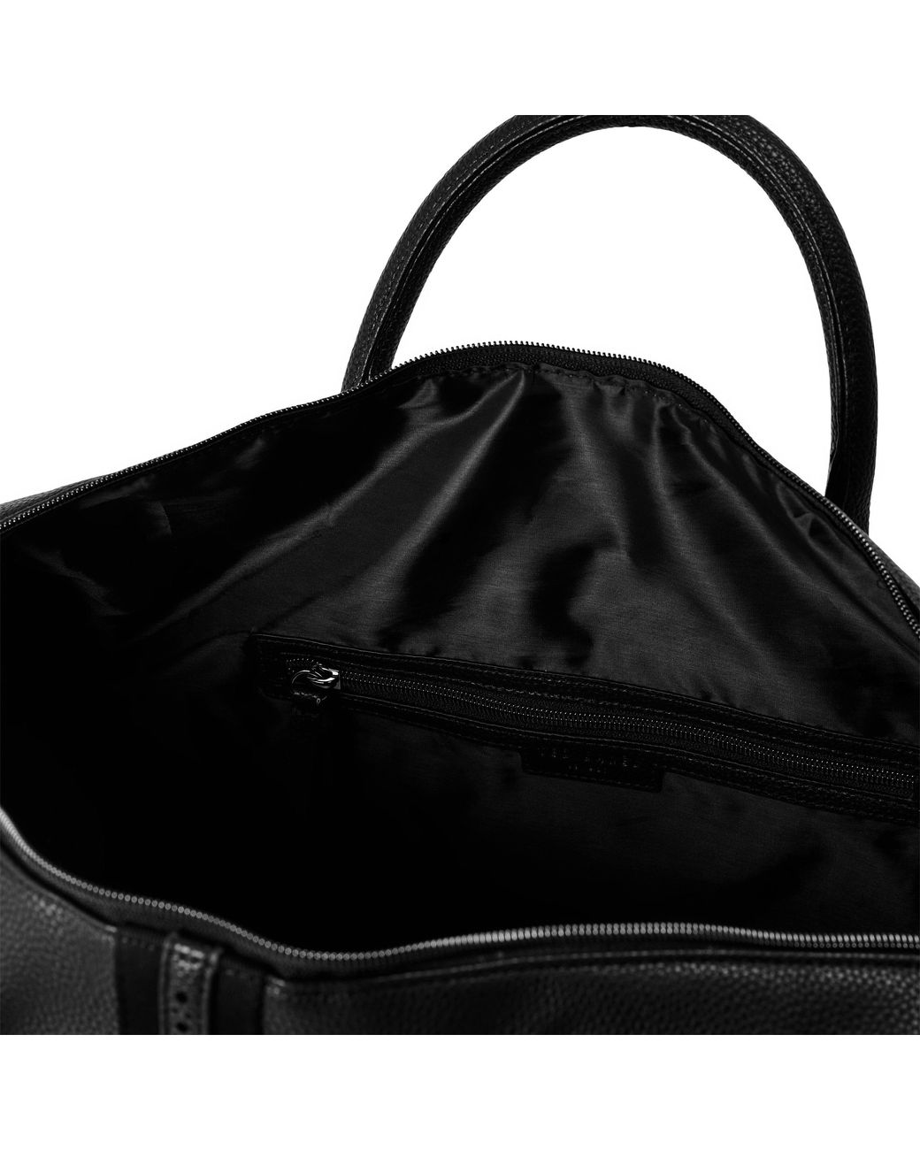 Ted Baker Black Faux Leather Holdall for men