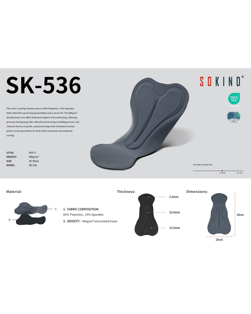 Pinnacle Black Bib Cycling Shorts for men