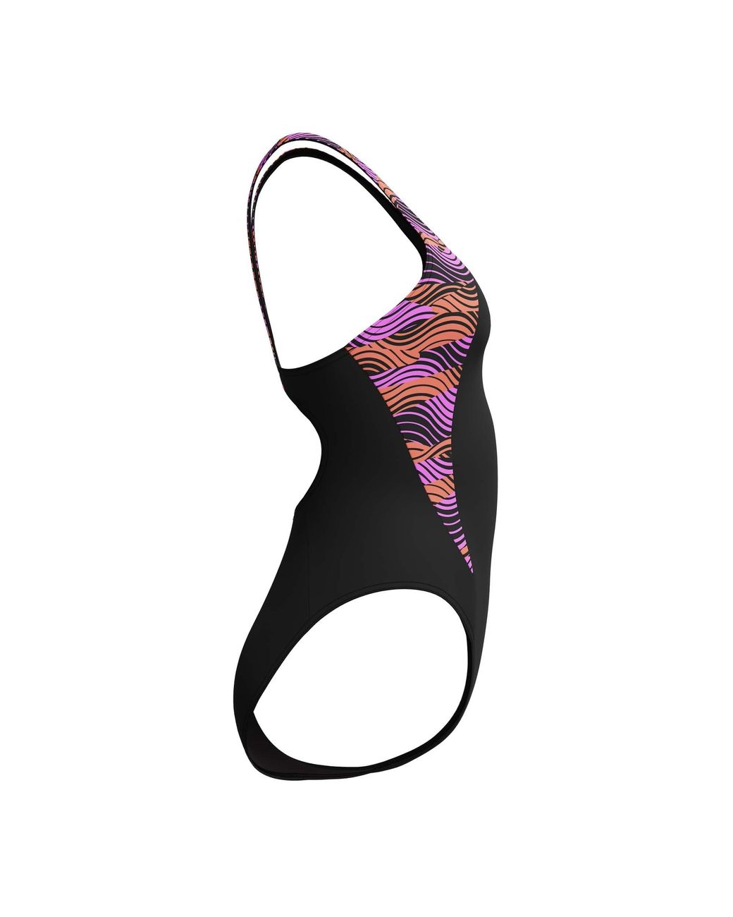 Speedo Black Hb Splice One Piece Swimsuit