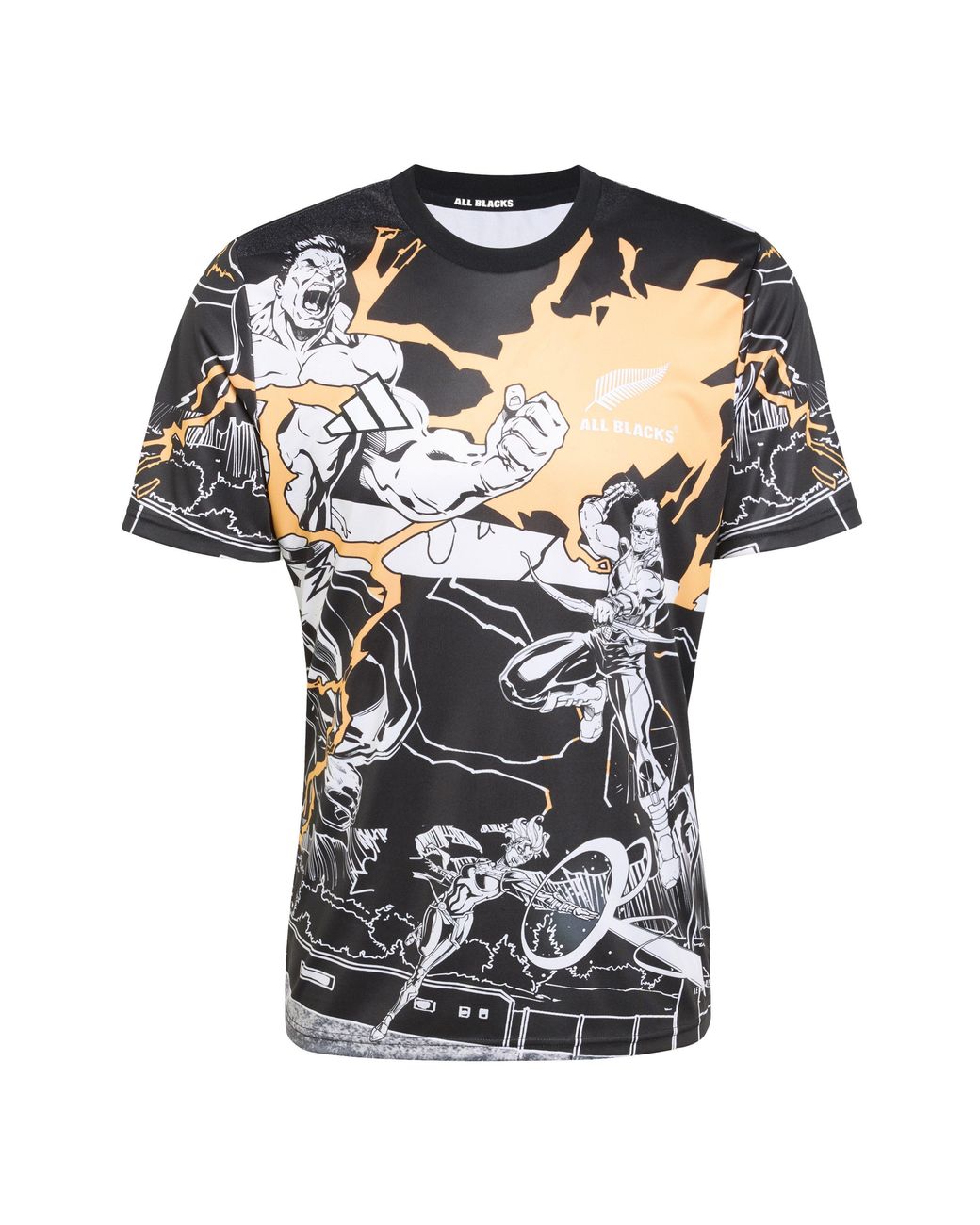 Adidas Black All Marvel Captians Shirt 2025 Adults for men