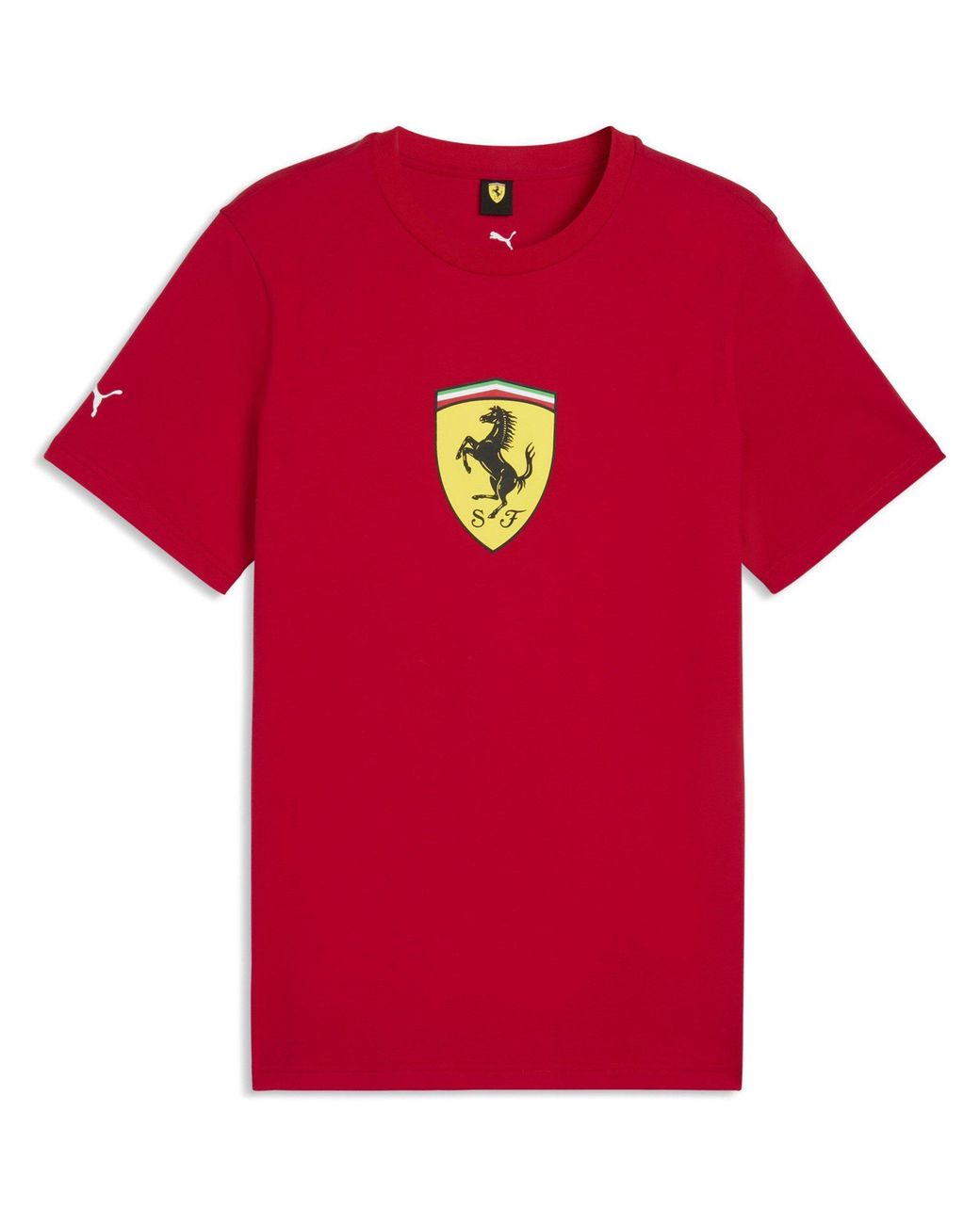 PUMA Red Scuderia Ferrari Shield Tee