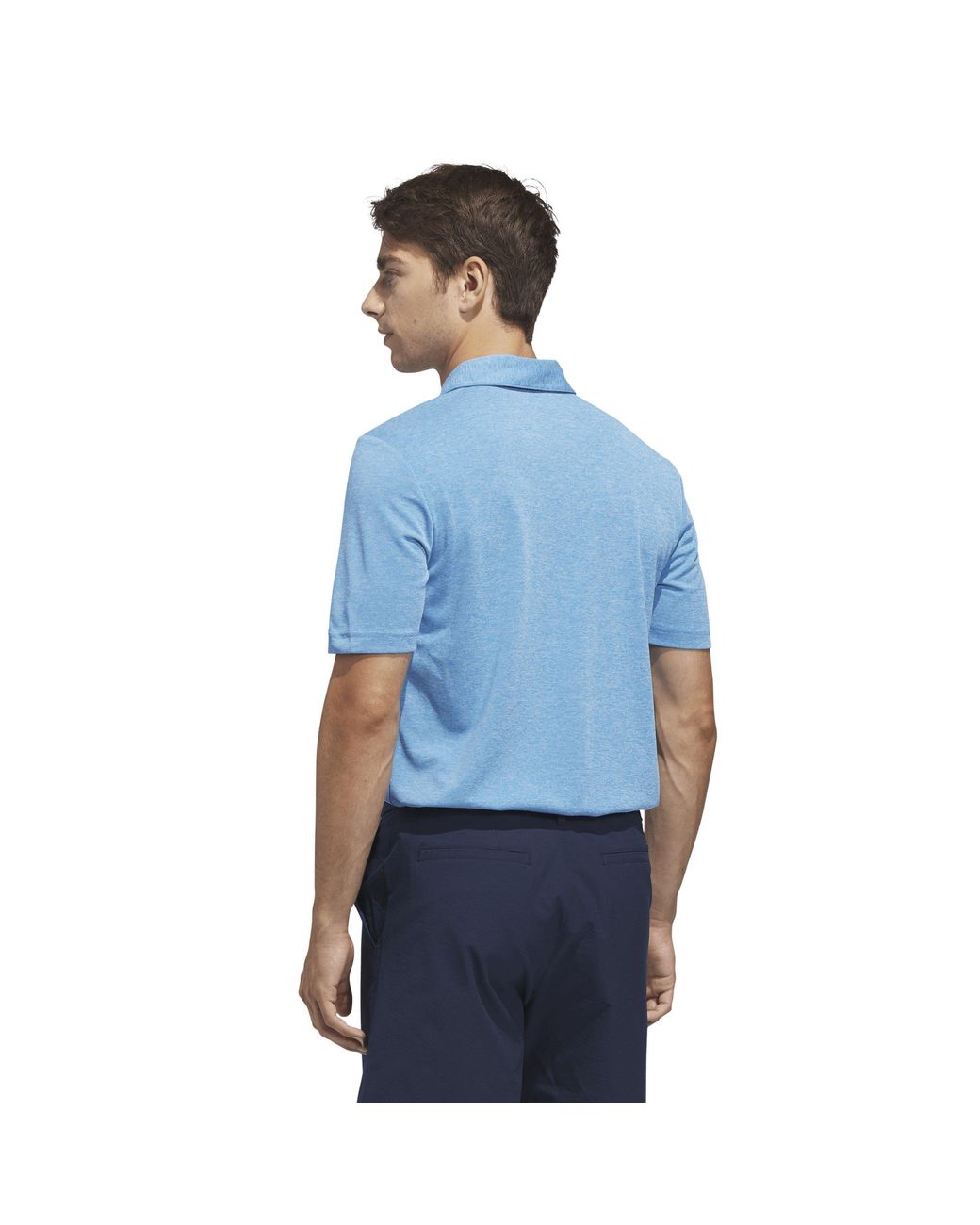 Adidas Blue Heather Polo Shirt for men