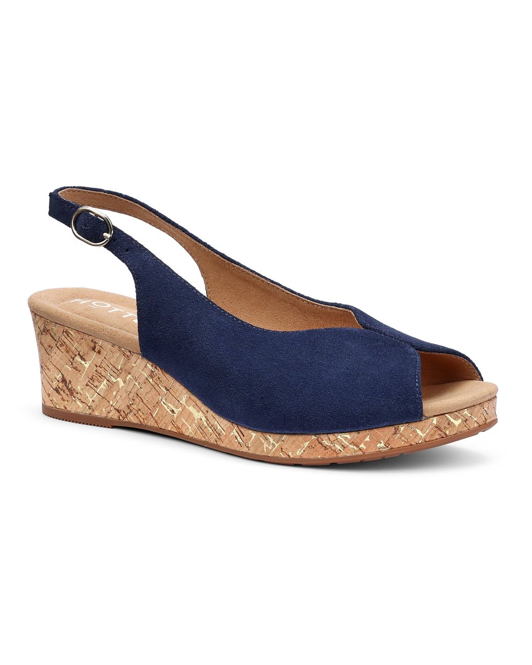 Hotter Blue Atlantic Sandals
