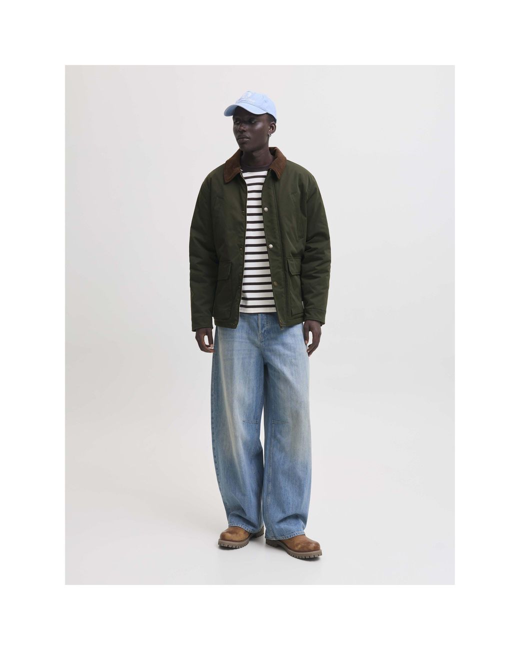 Jack & Jones Green Norrebro Padded Field Jacket for men