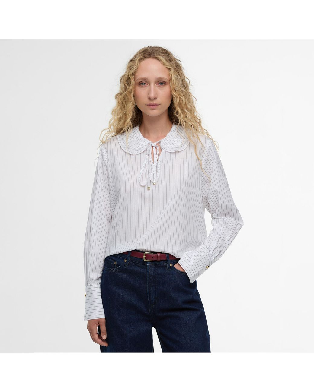 Barbour White Avery Shirt